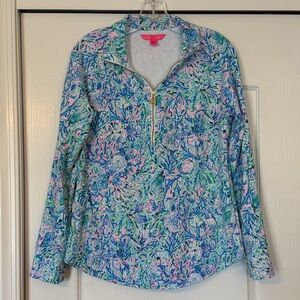 Lilly Pulitzer Skipper Popover Soleil It To Me Size S